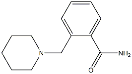 2-(Piperidinomethyl)benzamide Struktur