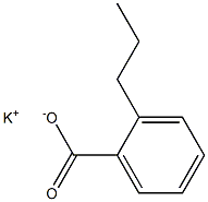 2-Propylbenzoic acid potassium salt Struktur