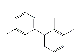 3-Methyl-5-(2,3-dimethylphenyl)phenol Struktur