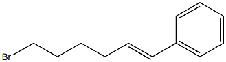 (E)-1-Phenyl-6-bromo-1-hexene Struktur