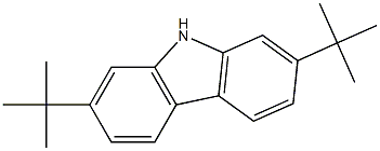 2,7-Di-tert-butyl-9H-carbazole Struktur