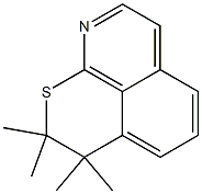 7,7,8,8-Tetramethyl-7,8-dihydro-9-thia-9H-benzo[de]quinoline Struktur