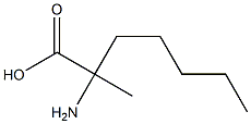 2-Amino-2-methylheptanoic acid Struktur