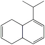 1,4,4a,8a-Tetrahydro-5-isopropylnaphthalene Struktur