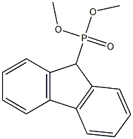 (9H-Fluoren-9-yl)phosphonic acid dimethyl ester Struktur