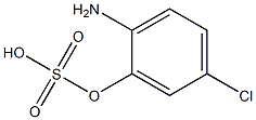 Sulfuric acid 2-amino-5-chlorophenyl ester Struktur