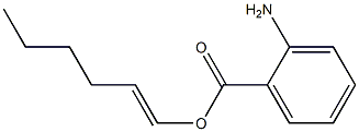 Anthanilic acid 1-hexenyl ester Struktur