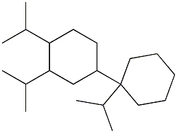 1',3,4-Triisopropyl-1,1'-bicyclohexane Struktur