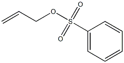 Benzenesulfonic acid allyl ester Struktur