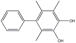 3,5,6-Trimethyl-4-phenylbenzene-1,2-diol Struktur