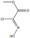 (Hydroxyimino)chloroacetic acid methyl ester Struktur