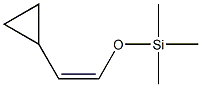 [(Z)-2-(Trimethylsilyloxy)ethenyl]cyclopropane Struktur