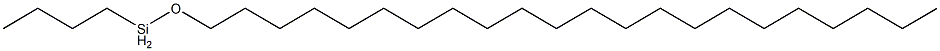 Butyl(docosyloxy)silane Struktur