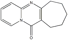 7,8,9,10-Tetrahydrocyclohepta[d]pyrido[1,2-a]pyrimidin-11(6H)-one Struktur