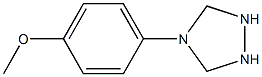 4-(4-Methoxyphenyl)-1,2,4-triazolidine Struktur