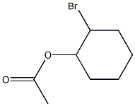 2-Bromo-1-acetoxycyclohexane Struktur