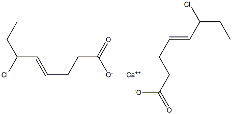 Bis(6-chloro-4-octenoic acid)calcium salt Struktur