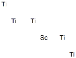 Scandium pentatitanium Struktur