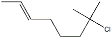 (E)-2-Chloro-2-methyl-6-octene Struktur