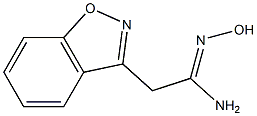 N-Hydroxy-1,2-benzisoxazole-3-ethanimidamide Struktur