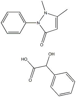 Antipyrine mandelate Struktur