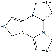 1,2,5,6,9,10-Hexahydrotriimidazo[1,5-a:1',5'-c:1'',5''-e][1,3,5]triazine Struktur