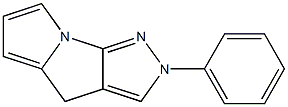 2,7-Dihydro-2-phenyl-2,3,3b-triaza-3bH-cyclopenta[a]pentalene Struktur