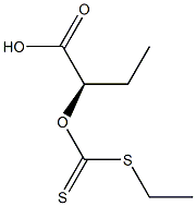 [R,(-)]-2-(Ethylthiocarbonothioyloxy)butyric acid Struktur