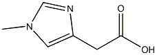 1-Methyl-4-imidazoleacetic acid Struktur