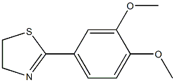 2-(3,4-Dimethoxyphenyl)-4,5-dihydrothiazole Struktur