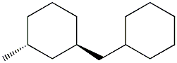 (1R,3R)-1-(Cyclohexylmethyl)-3-methylcyclohexane Struktur