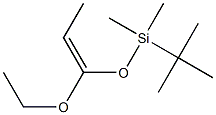 (Z)-1-Ethoxy-1-(tert-butyldimethylsiloxy)-1-propene Struktur