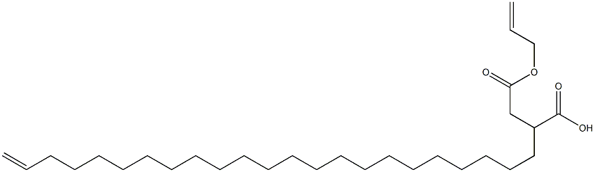 2-(22-Tricosenyl)succinic acid 1-hydrogen 4-allyl ester Struktur