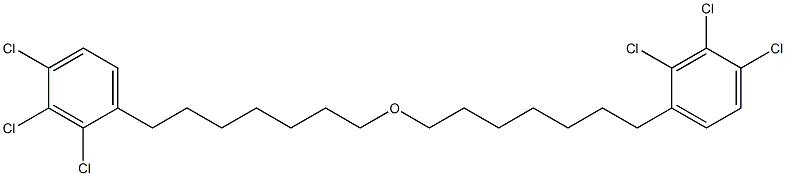 2,3,4-Trichlorophenylheptyl ether Struktur