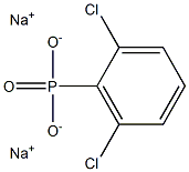 2,6-Dichlorophenylphosphonic acid disodium salt Struktur