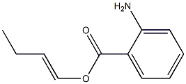 Anthanilic acid 1-butenyl ester Struktur