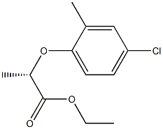 (S)-2-(4-Chloro-2-methylphenoxy)propionic acid ethyl ester Struktur