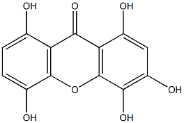 1,3,4,5,8-Pentahydroxy-9H-xanthen-9-one Struktur