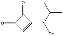 3-(N-Isopropylhydroxyamino)-3-cyclobutene-1,2-dione Struktur