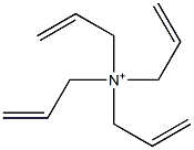 Tetraallylaminium Struktur