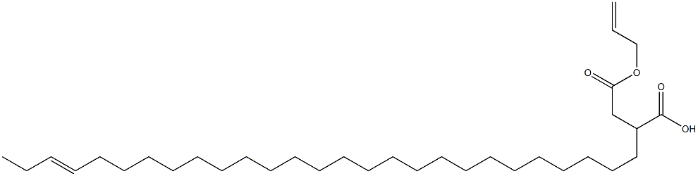 2-(24-Heptacosenyl)succinic acid 1-hydrogen 4-allyl ester Struktur