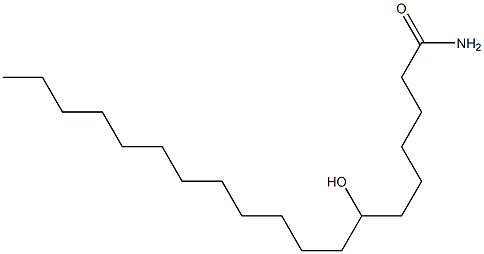 7-Hydroxynonadecanamide Struktur