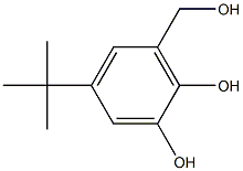 4-tert-Butyl-6-(hydroxymethyl)pyrocatechol Struktur