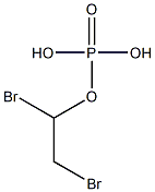 Phosphoric acid dihydrogen (1,2-dibromoethyl) ester Struktur