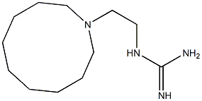 1-[2-(Decahydroazecin-1-yl)ethyl]guanidine Struktur