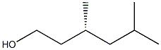 [R,(+)]-3,5-Dimethyl-1-hexanol Struktur