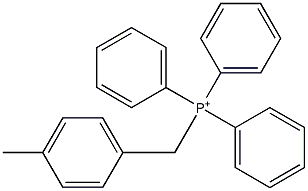 4-Methylbenzyltriphenylphosphonium Struktur