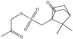 (7,7-Dimethyl-2-oxobicyclo[2.2.1]heptan-1-yl)methanesulfonic acid 2-oxopropyl ester Struktur