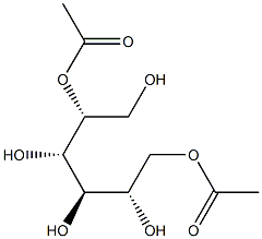 D-Glucitol 1,5-diacetate Struktur