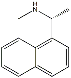 (1R)-N-Methyl-1-(1-naphtyl)ethanamine Struktur